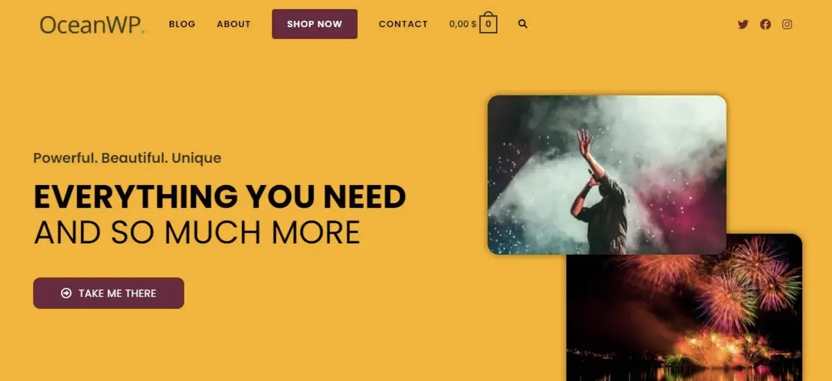 OceanWP Tema