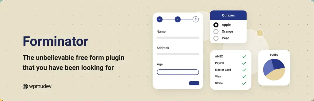 WordPress İçin En İyi 7 İletişim Formu Eklentisi Forminator Forms