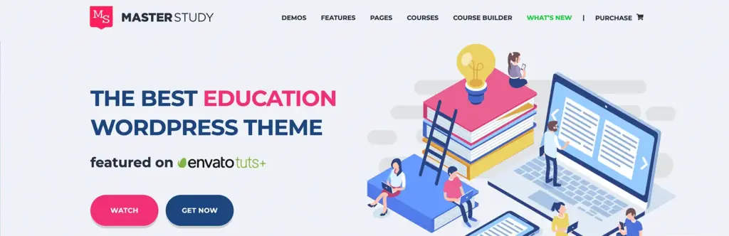 WordPress için En İyi 7 Online Eğitim Teması MasterStudy