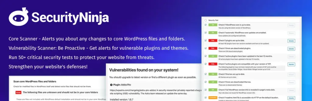En İyi 7 WordPress Kötü Amaçlı Yazılım Temizleme Eklentisi Security Ninja