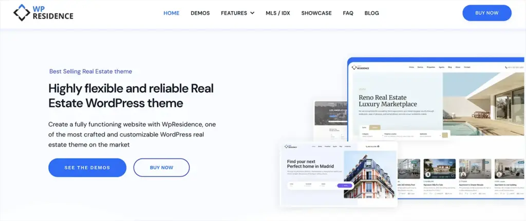En İyi 7 Themeforest WordPress Emlak Tema Listesi WP Residence | Real Estate WordPress Theme