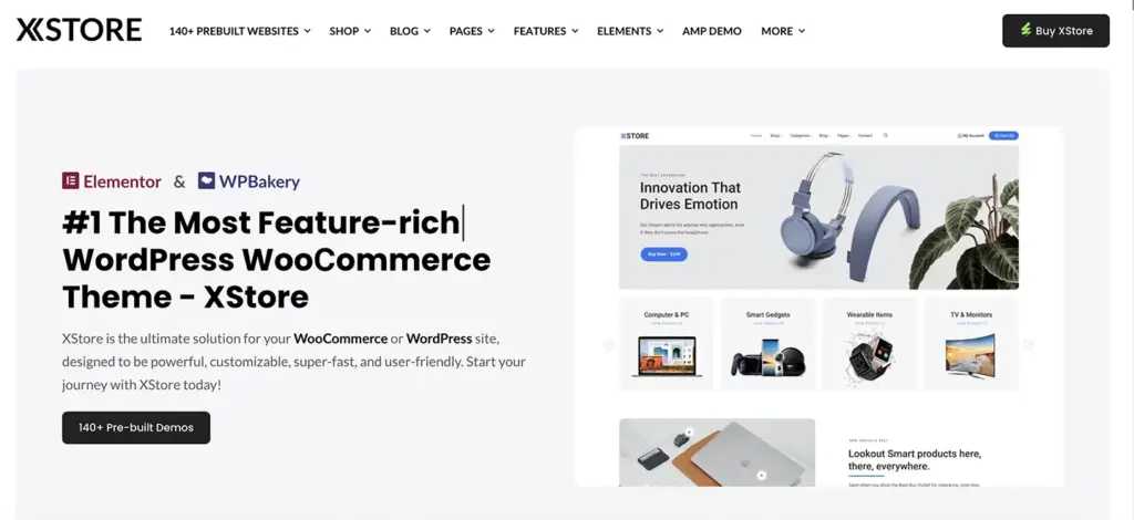 En İyi 7 Themeforest WordPress E-Ticaret Tema Listesi XStore | Multi-Purpose WooCommerce Theme