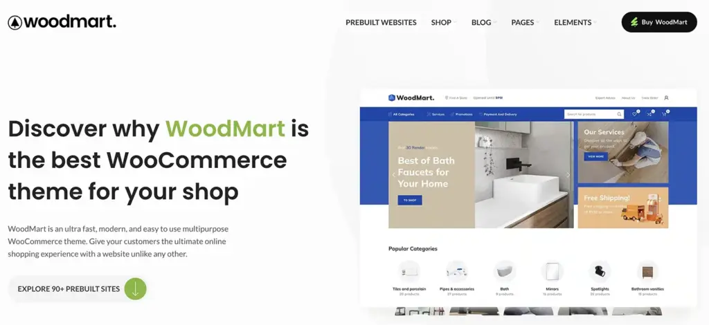 En İyi 7 Themeforest WordPress E-Ticaret Tema Listesi WoodMart | Responsive WooCommerce WordPress Theme