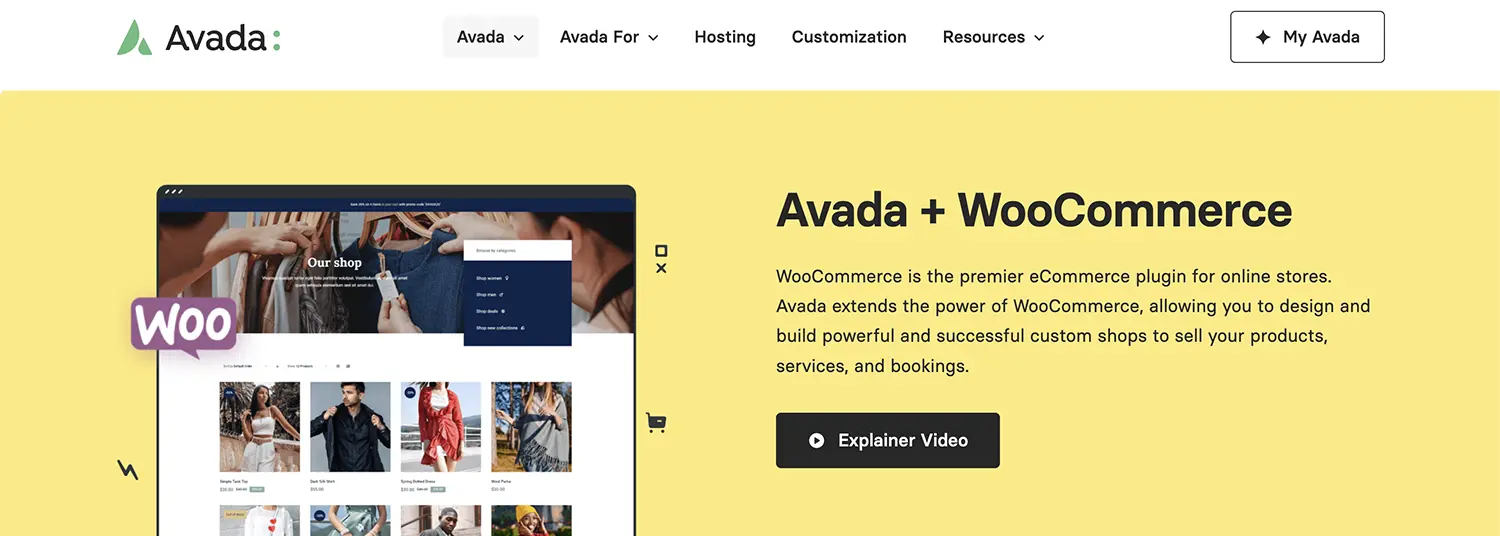 Avada + WooCommerce