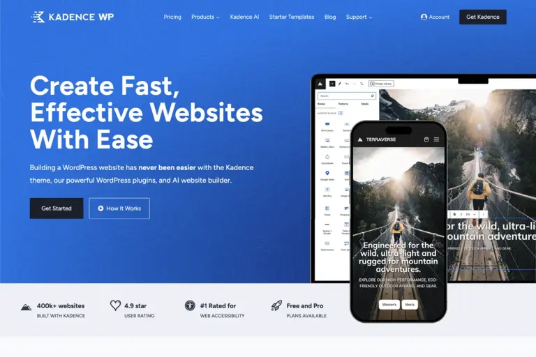 Kadence WordPress Teması İncelemesi