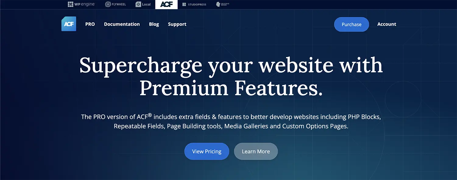 Impreza WordPress Tema İncelemesi Advanced Custom Fields