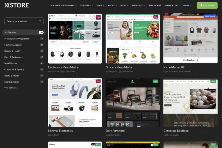 XStore WordPress Teması İncelemesi