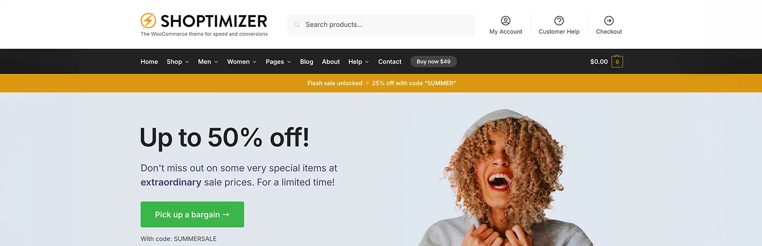 En İyi 5 WordPress e-Ticaret Teması: Hız, SEO ve Dönüşüm Shoptimizer Tema